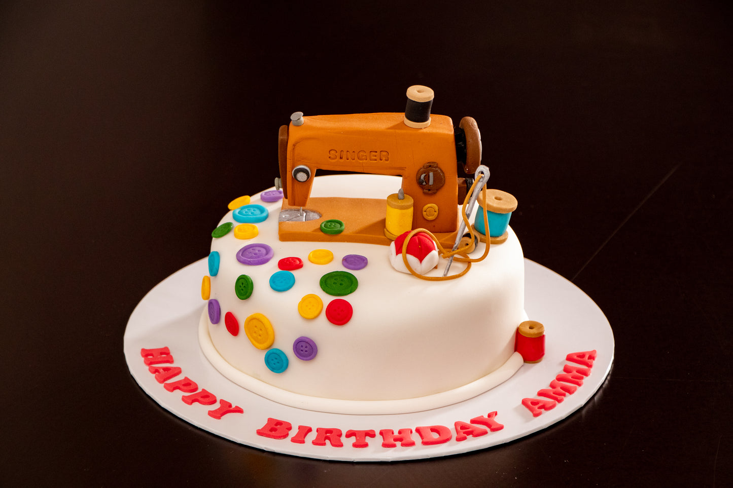 Sewing Machine Cake